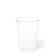 Bicchiere in Pet trasparente ml 300 tacca a 250