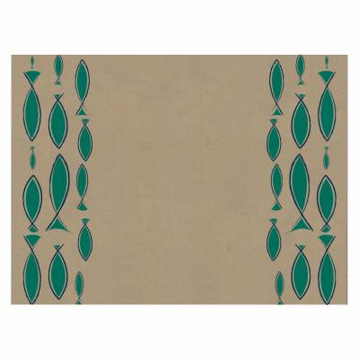 Tovaglietta 30x40 carta avana oceano
